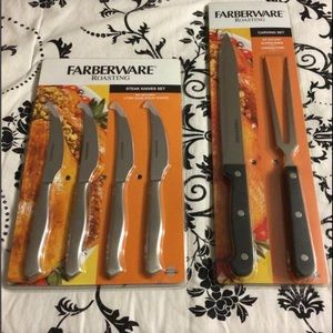 Farberwear Steak Knife Set and Carving Set